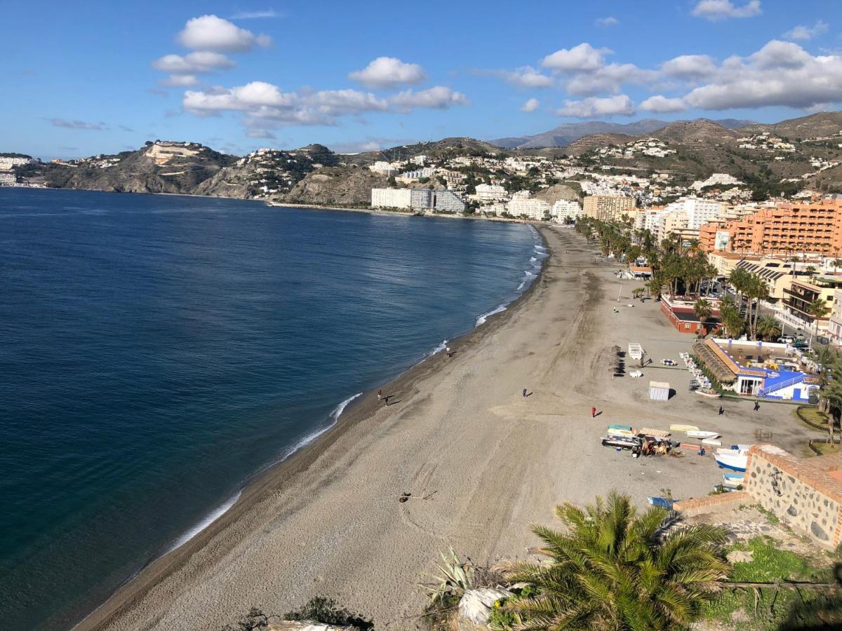 Estudio Luxury Primera Linea De Playa Almunecar Parking Gratuito Exteriör bild